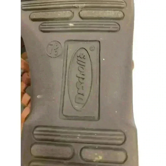 Dr Scholls Double Air Pillo Sandals 7.5M Basket Weave Native Western Leather - Picture 9 of 9